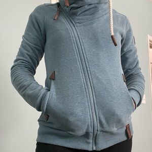 Naketano asymmetrical zip jacket. Size small